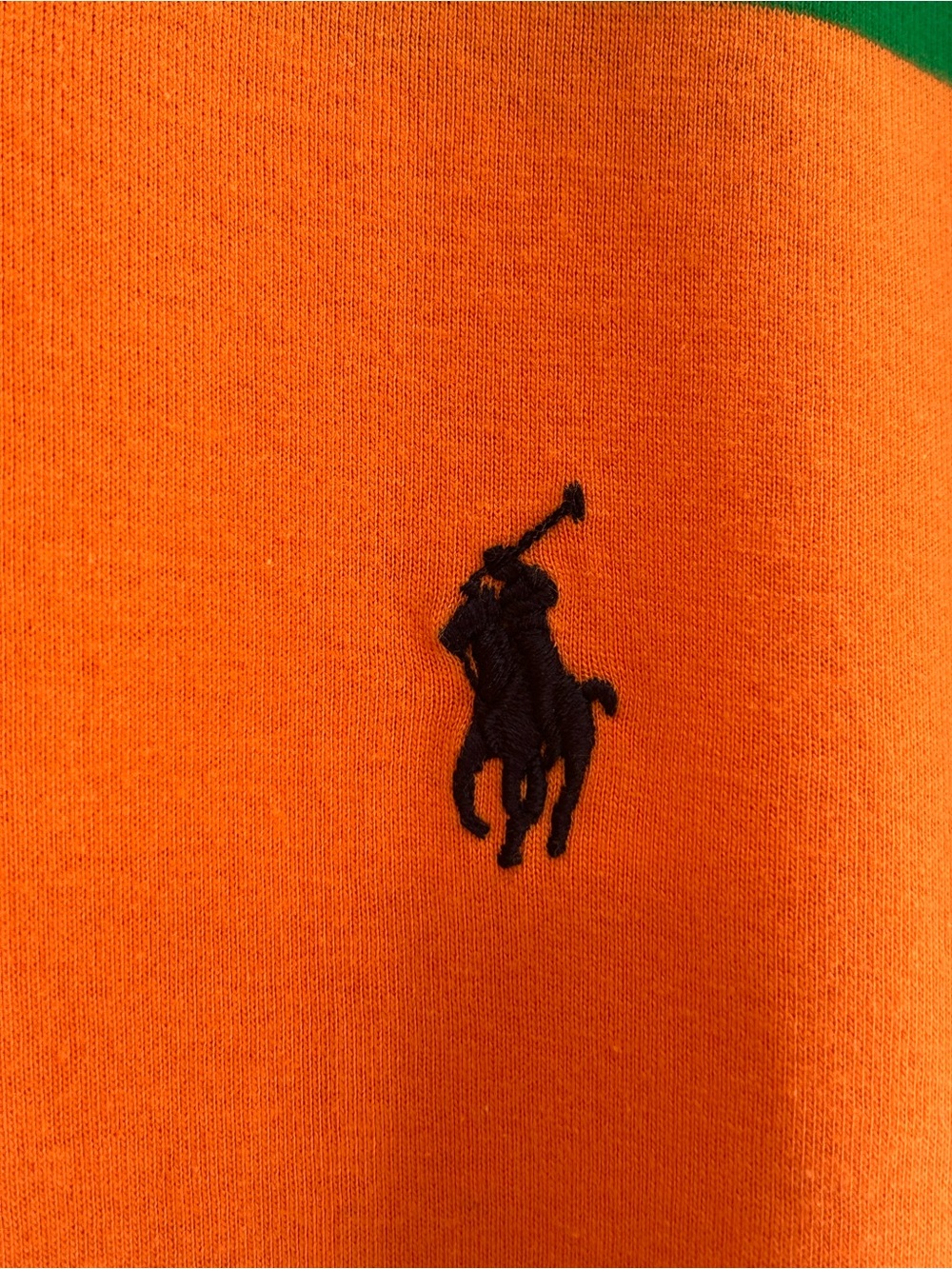 Polo Ralph Lauren Classic Striped Jersey Hoodie T-Shirt Drawstring Logo XL - Picture 4 of 12